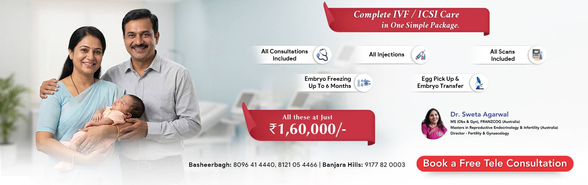 IVF offer banner Southern Gem Hospital